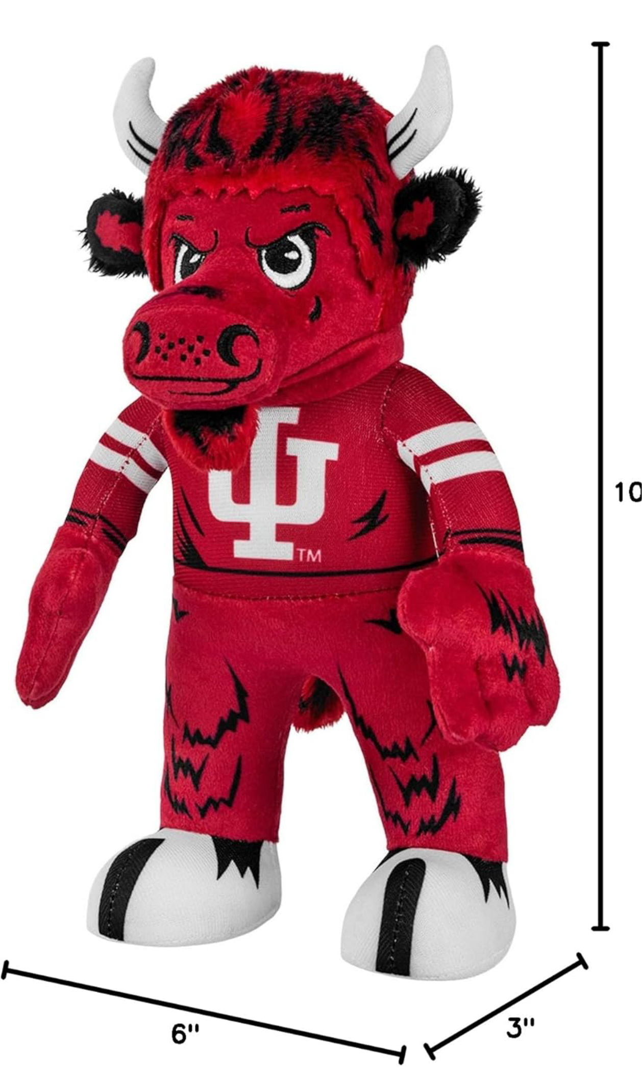 Bleacher Creatures Indiana Hoosiers Bison 10" Mascot Plush Figure