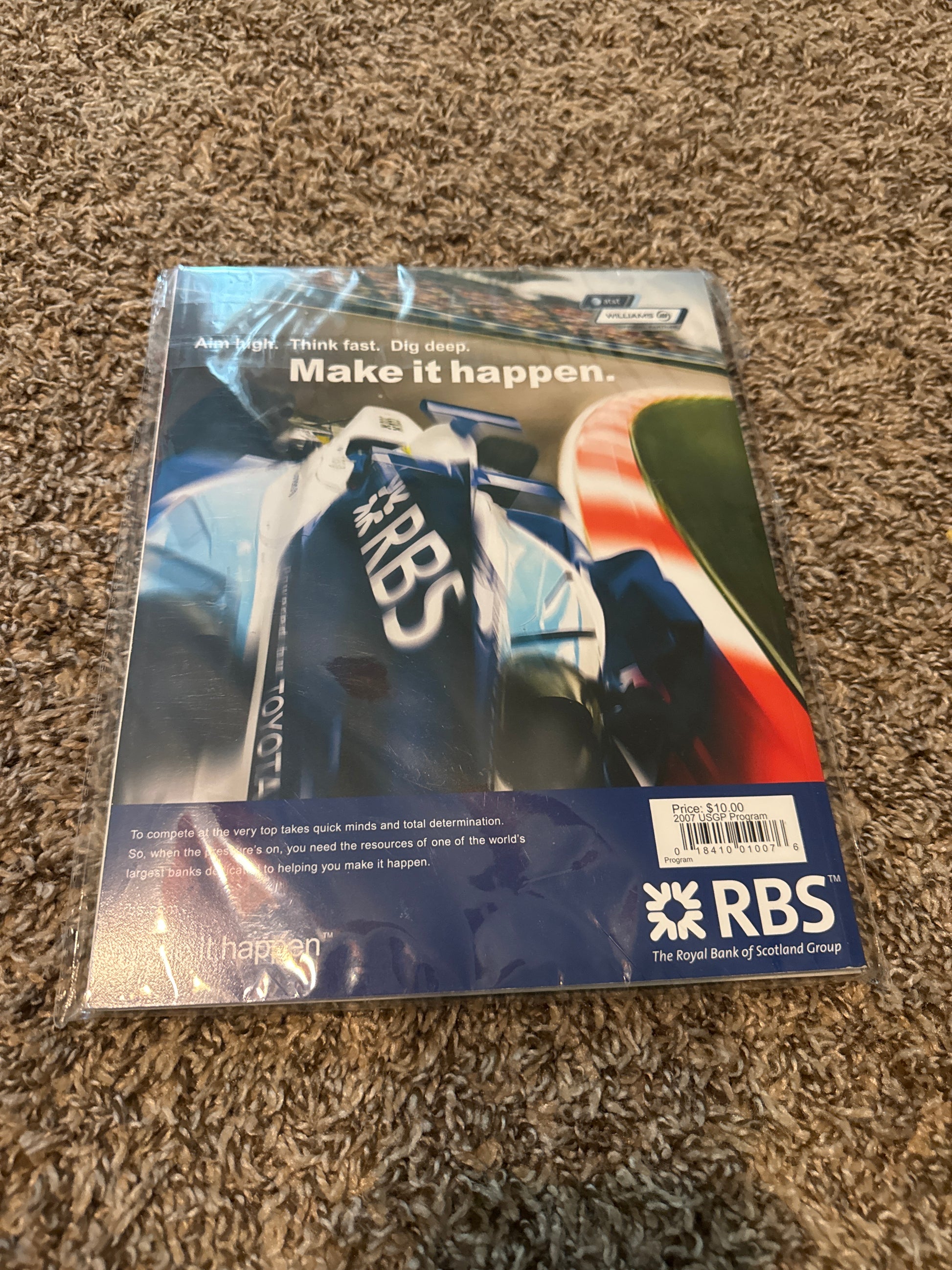 F1 Indy GP 2008 Race Program
