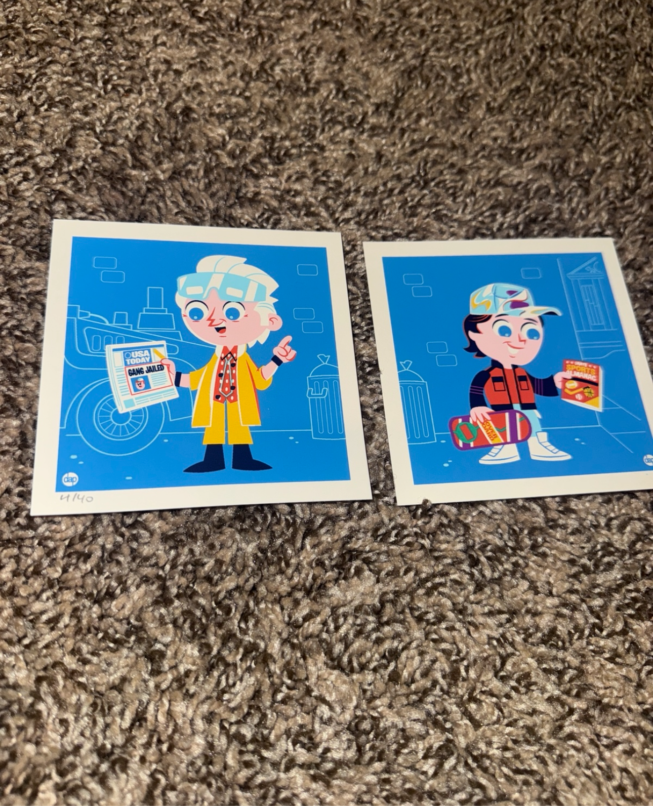4 X 4 Screenprints Back To The Future - Dave Perillo # 40