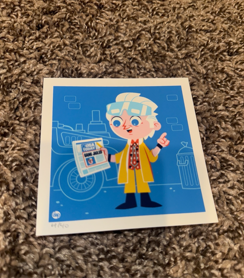 4 X 4 Screenprints Back To The Future - Dave Perillo # 40