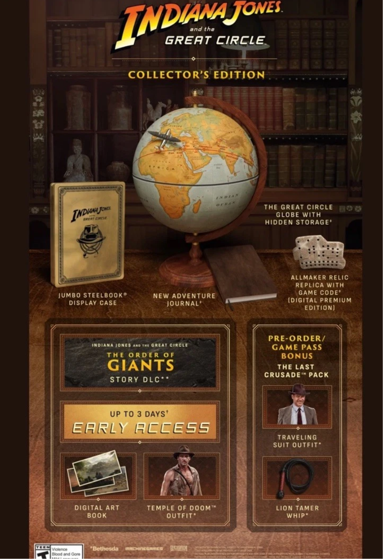 Indiana Jones And The Great Circle Collector's Edition Xbox Series X