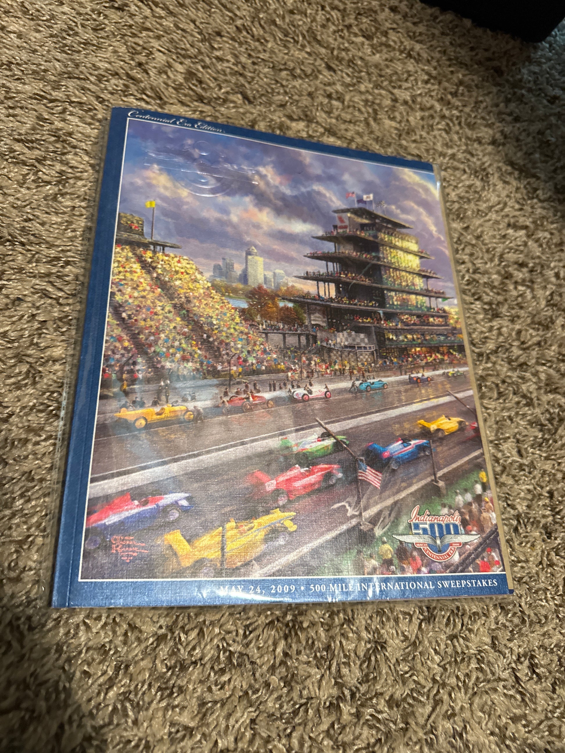 2009 Indy 500 IMS Centennial ERA Souvenir Program with Starting Line-up Insert