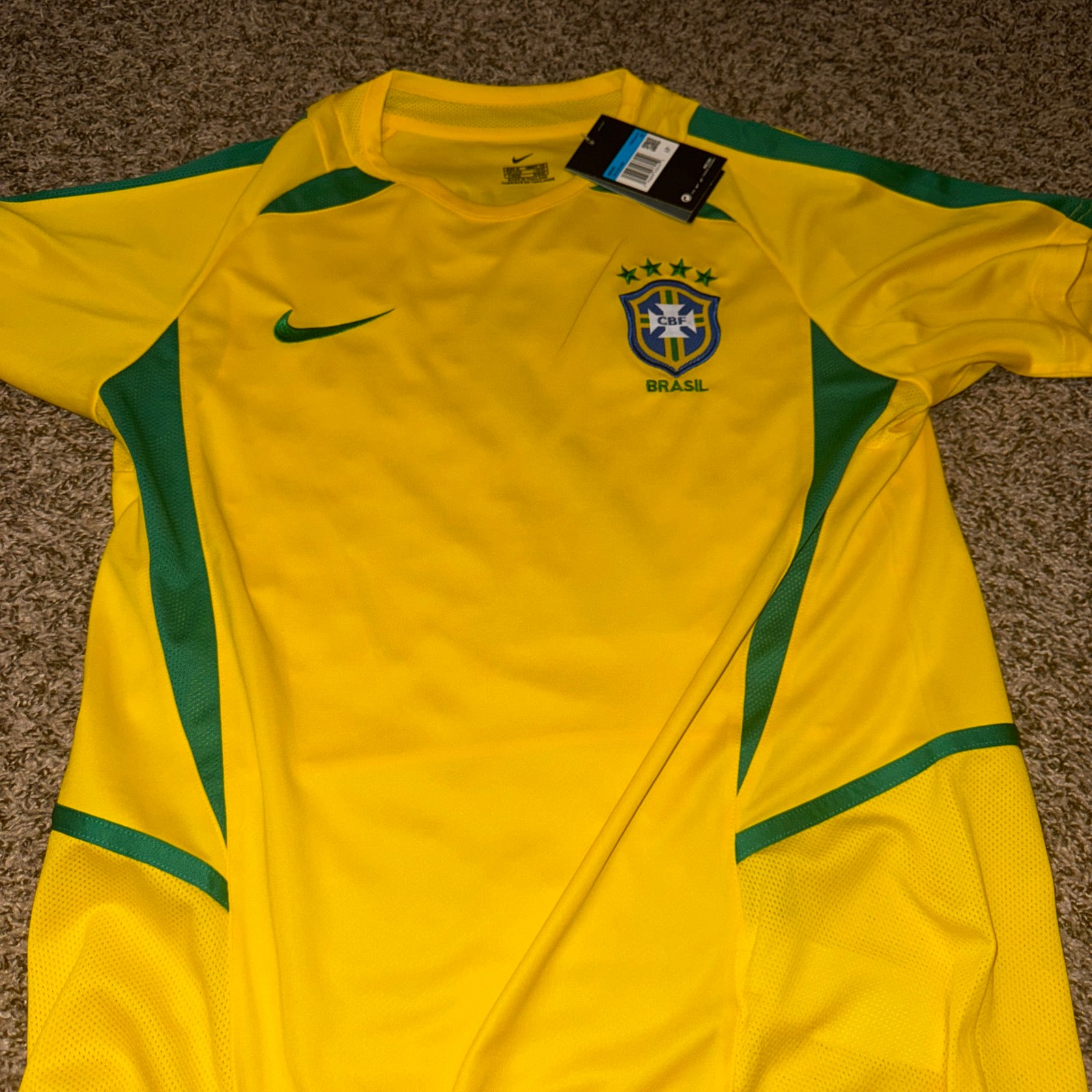 Cafu Signed Brazil  Nike  Jersey Beckett COA