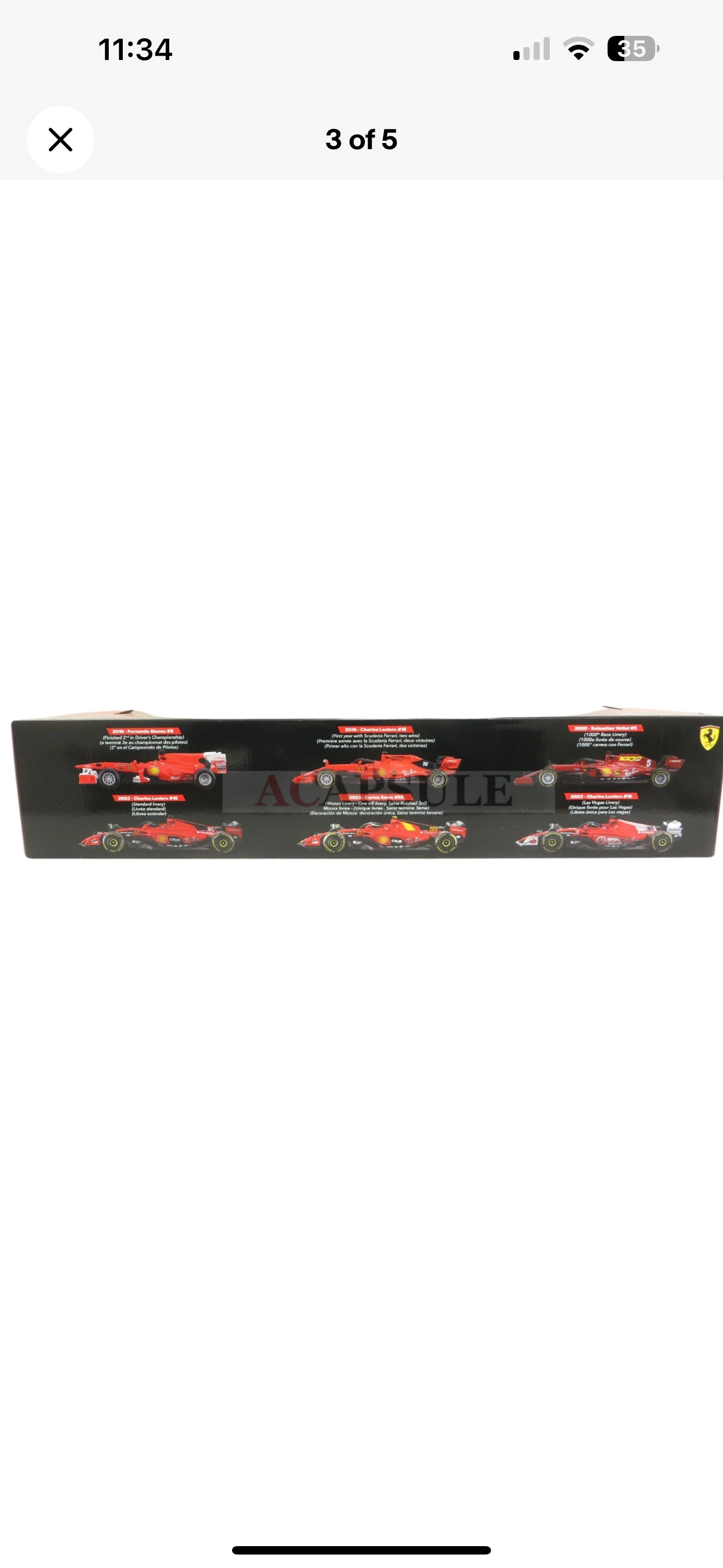 1/43 Burago Ferrari Racing Formula 1 F1 Diecast Car Toy Set NEW