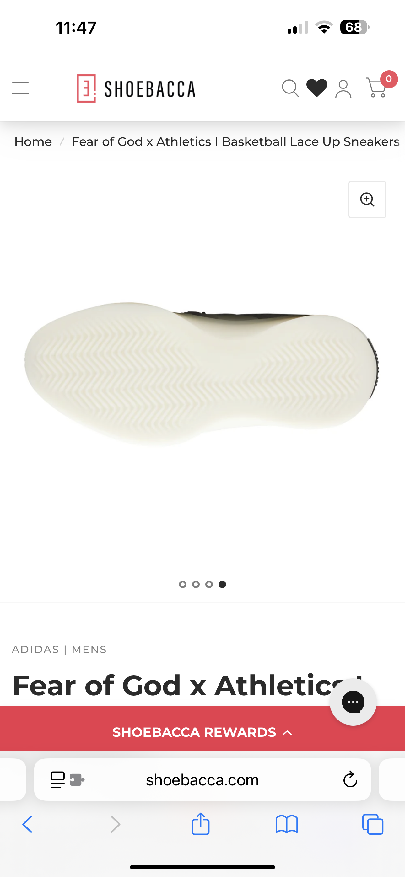 Fear of God x Athletics I Basketball Lace Up Sneakers 9.5 M